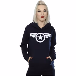 Marvel - Sweat à capuche SUPER SOLDIER - Femme (Bleu marine)