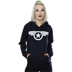 Marvel - Sweat à capuche SUPER SOLDIER - Femme (Bleu marine)