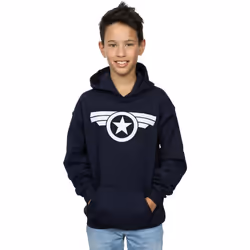Marvel - Sweat à capuche SUPER SOLDIER - Garçon (Bleu marine)