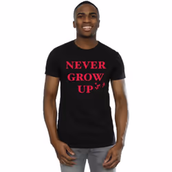 Disney - T-shirt NEVER GROW UP - Homme (Noir)