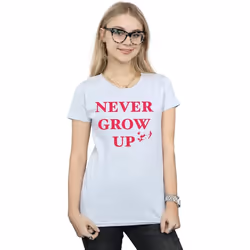 Disney - T-shirt NEVER GROW UP - Femme (Gris chiné)