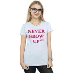 Disney - T-shirt NEVER GROW UP - Femme (Gris chiné)