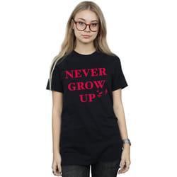 Disney - T-shirt NEVER GROW UP - Femme (Noir)