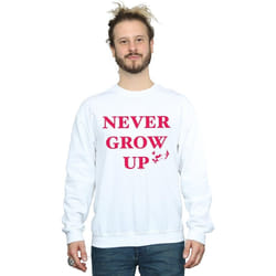Disney - Sweat NEVER GROW UP - Homme (Blanc)