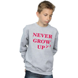 Disney - Sweat NEVER GROW UP - Garçon (Gris chiné)