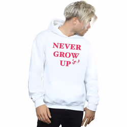 Disney - Sweat à capuche NEVER GROW UP - Homme (Blanc)