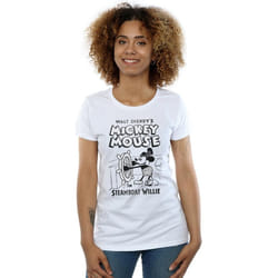 Disney - T-shirt - Femme (Blanc)