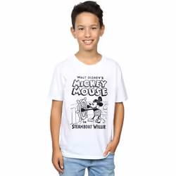 Disney - T-shirt - Garçon (Blanc)
