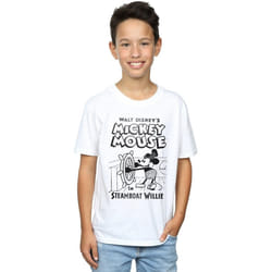 Disney - T-shirt - Garçon (Blanc)