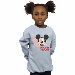 Disney - Sweat MOVE - Fille (Gris chiné)