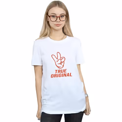 Disney - T-shirt TRUE ORIGINAL - Femme (Blanc)