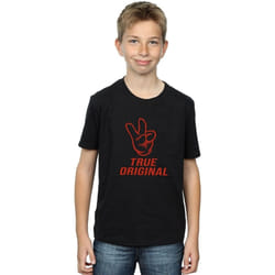 Disney - T-shirt TRUE ORIGINAL - Garçon (Noir)