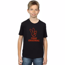 Disney - T-shirt TRUE ORIGINAL - Garçon (Noir)