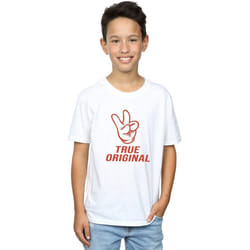 Disney - T-shirt TRUE ORIGINAL - Garçon (Blanc)