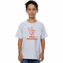 Disney - T-shirt TRUE ORIGINAL - Garçon (Gris chiné)