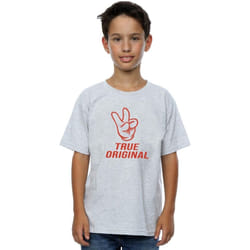 Disney - T-shirt TRUE ORIGINAL - Garçon (Gris chiné)