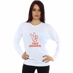 Disney - Sweat TRUE ORIGINAL - Femme (Blanc)