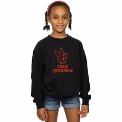 Disney - Sweat TRUE ORIGINAL - Fille (Noir)