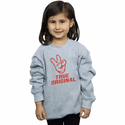 Disney - Sweat TRUE ORIGINAL - Fille (Gris chiné)
