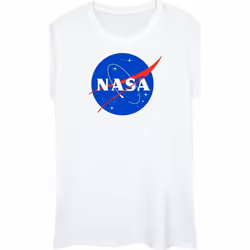 NASA - T-shirt - Femme (Blanc)