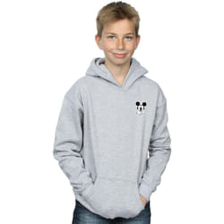 Disney - Sweat à capuche DONT SPEAK - Garçon (Gris chiné)