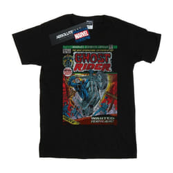 Marvel - T-shirt GHOST RIDER DISTRESSED COMIC COVER - Homme (Noir)