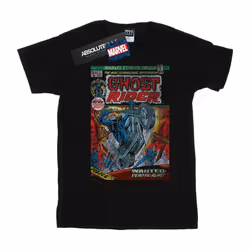 Marvel - T-shirt GHOST RIDER DISTRESSED COMIC COVER - Homme (Noir)
