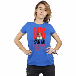 Elf - T-shirt OMG KNOW HIM - Femme (Bleu roi)