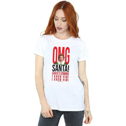 Elf - T-shirt OMG KNOW HIM - Femme (Blanc)