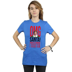 Elf - T-shirt OMG KNOW HIM - Femme (Bleu roi)