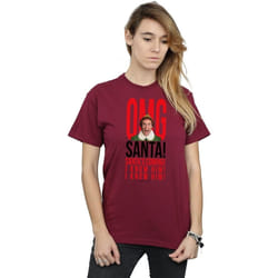 Elf - T-shirt OMG KNOW HIM - Femme (Bordeaux)