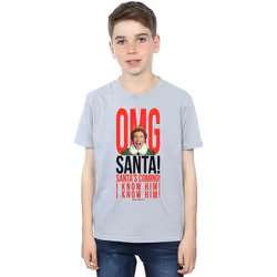 Elf - T-shirt OMG KNOW HIM - Garçon (Gris chiné)