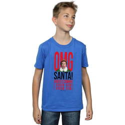 Elf - T-shirt OMG KNOW HIM - Garçon (Bleu roi)