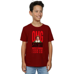 Elf - T-shirt OMG KNOW HIM - Garçon (Bordeaux)