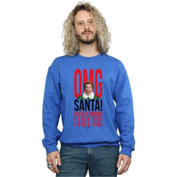 Elf - Sweat OMG KNOW HIM - Homme (Bleu roi)