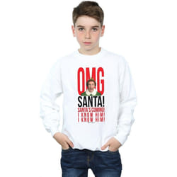 Elf - Sweat OMG KNOW HIM - Garçon (Blanc)