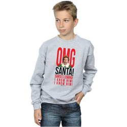 Elf - Sweat OMG KNOW HIM - Garçon (Gris chiné)