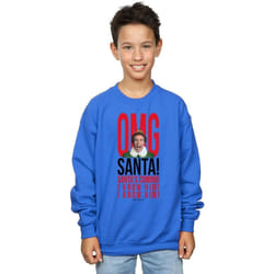 Elf - Sweat OMG KNOW HIM - Garçon (Bleu roi)