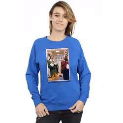 Elf - Sweat OMG - Femme (Bleu roi)
