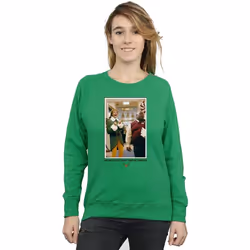 Elf - Sweat OMG - Femme (Vert vif)