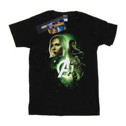 Marvel - T-shirt AVENGERS INFINITY WAR WIDOW TEAM UP - Homme (Noir)