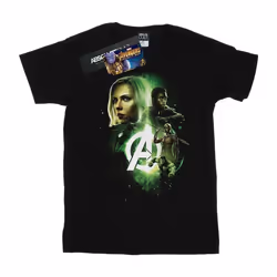 Marvel - T-shirt AVENGERS INFINITY WAR WIDOW TEAM UP - Homme (Noir)