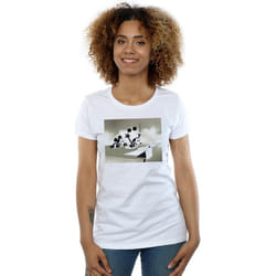 Disney - T-shirt CRAZY PILOT - Femme (Blanc)