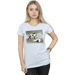 Disney - T-shirt CRAZY PILOT - Femme (Gris chiné)