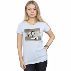 Disney - T-shirt CRAZY PILOT - Femme (Gris chiné)