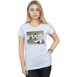Disney - T-shirt CRAZY PILOT - Femme (Gris chiné)