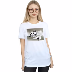 Disney - T-shirt CRAZY PILOT - Femme (Blanc)