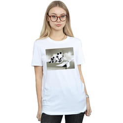 Disney - T-shirt CRAZY PILOT - Femme (Blanc)