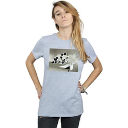 Disney - T-shirt CRAZY PILOT - Femme (Gris chiné)