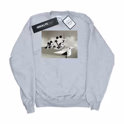 Disney - Sweat CRAZY PILOT - Homme (Gris chiné)